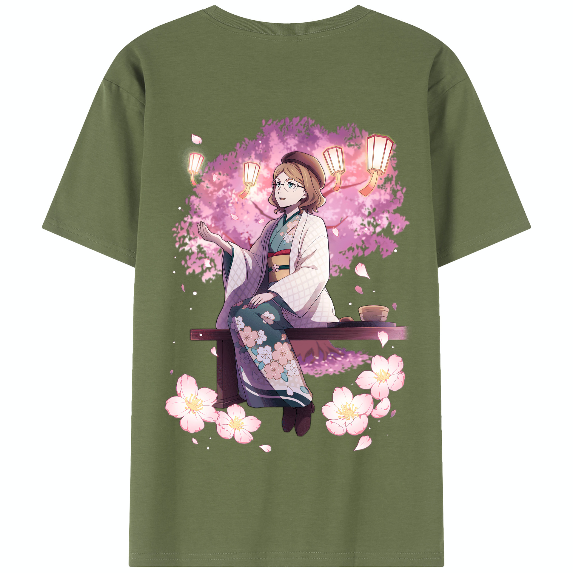 （画像用） 文豪ストレイドッグス Bungo Stray Dogs 綿100％半袖Tシャツ（背面プリント）